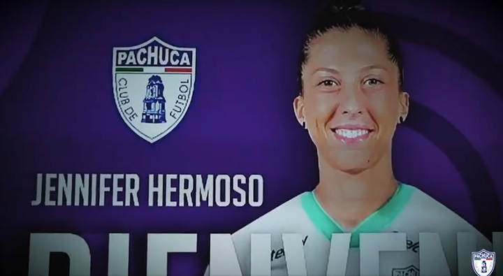 Jenni Hermoso ficha por Pachuca y abandona el Barça. Twitter/Tuzos