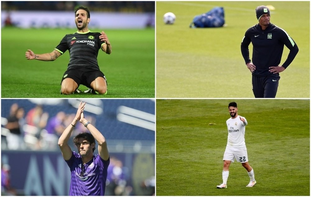 Kaká, Cesc, Isco et Kompany sont quelques uns des joueurs qui peuvent changer d'équipe. Besoccer