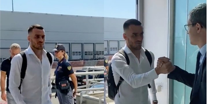 Kostic arrives in Turin to sign for Juve