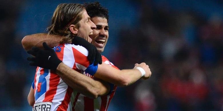 Filipe Luis wants to reunite with his friend. AFP