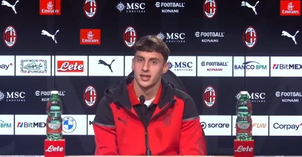 ilippo Terracciano in conferenza stampa. ACMilan