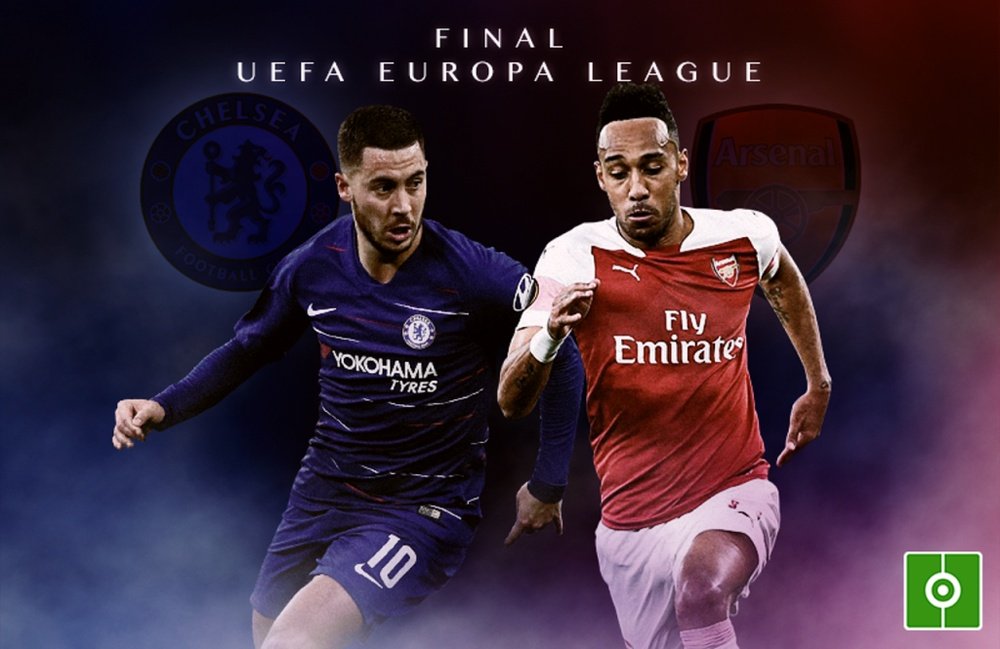 Chelsea face Arsenal in the first ever all-English Europa League final. BeSoccer