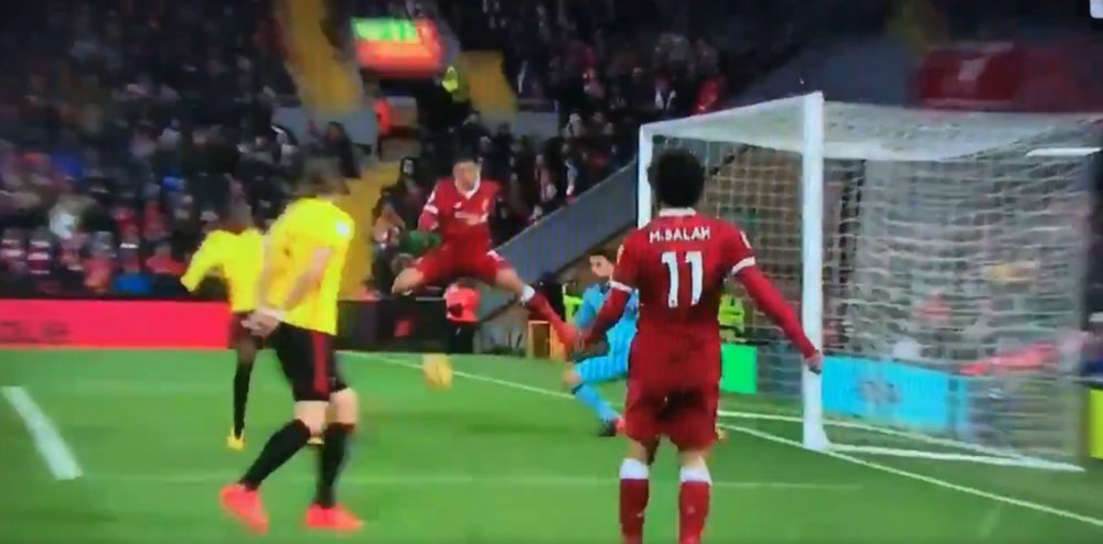 Firmino's flick killed the tie off. Twitter