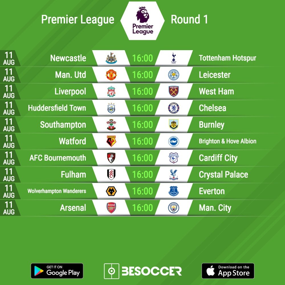 Premier league fixture deals list