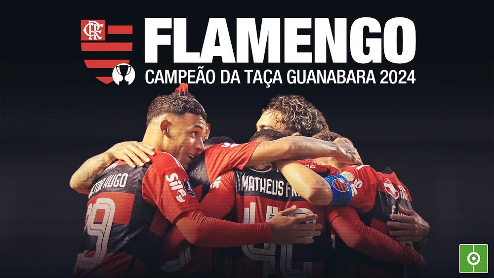 Flamengo, Campeão da Taça Guanabara 2024. Besoccer