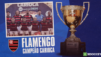 Neste último domigo, o Flamengo conquistou seu 38º título no Campeonato Carioca, após derrotar o Nova Iguaçu, por 1 a 0, no Maracanã. Apesar da derrota, o clube da Baixada Fluminense, fez uma ótima campanha e, ao final da partida, foi convidado por Tite a dividir o pódio com a equipe Rubro-Negra.
