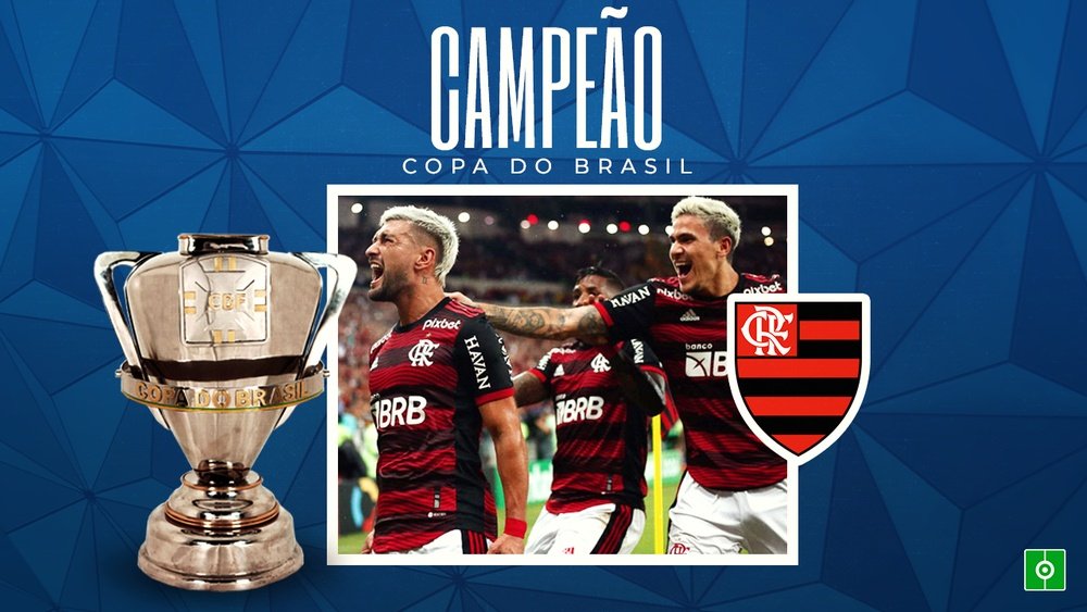 Flamengo campeão da Copa do Brasil 2022. BeSoccer