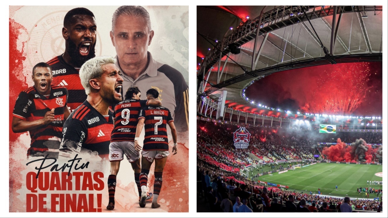 Flamengo derruba o Palmeiras e se classifica para as quartas da Copa do ...