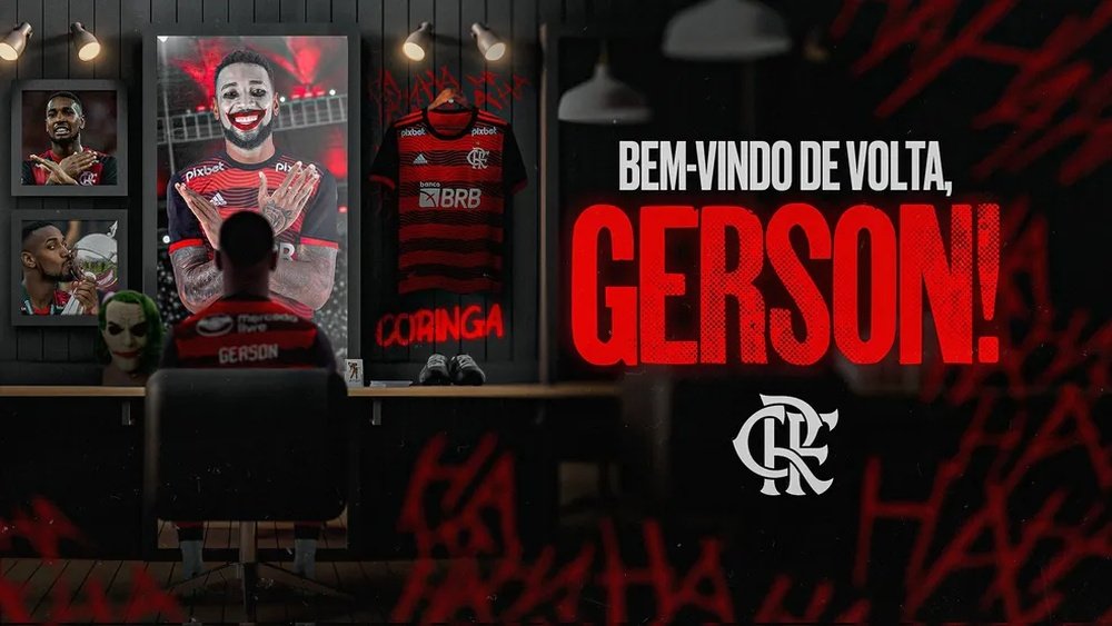 OFICIAL: Gerson está de volta ao Flamengo