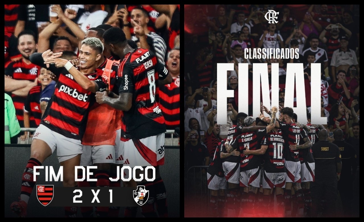 Flamengo vence o Vasco e avança para sétima final consecutiva no Carioca