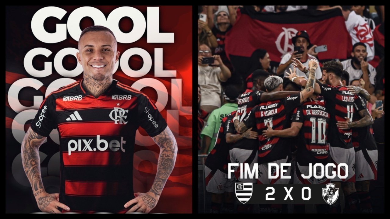 Flamengo vence Vasco e mantém liderança no Carioca