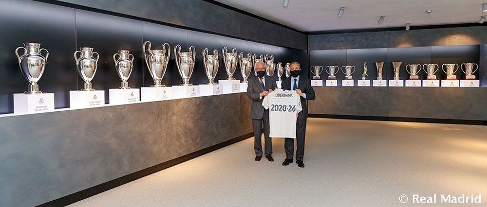 Liberbank firma con el Real Madrid hasta 2026. RealMadrid