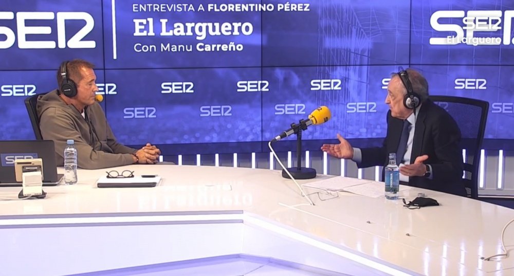 Florentino habló en 'El Larguero'. Captura/TwitterElLarguero