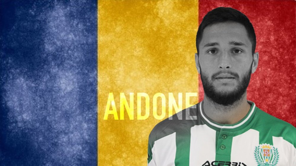 Florin Andone, canterano y jugador del Córdoba. cordobacf.com