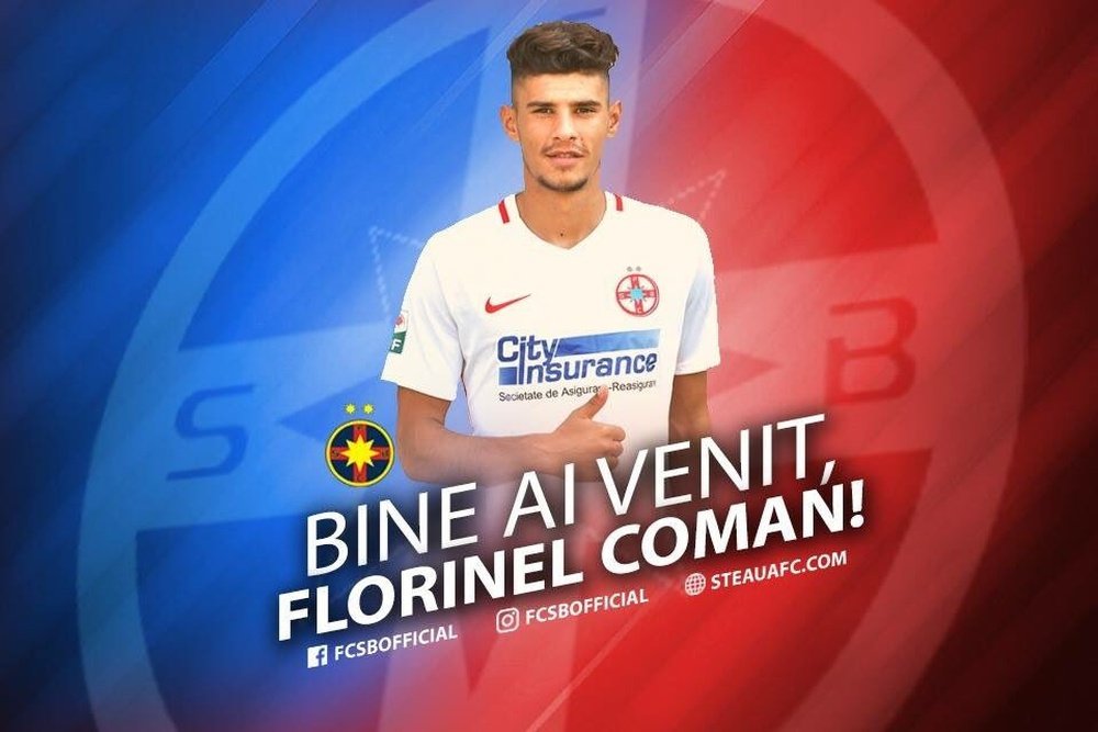 Florinel Coman, nuevo jugador del Steaua de Bucarest. FCSteaua