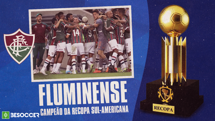 O Fluminense bateu a LDU e levou a Taça da Recopa Sul-Americana, em jogo no Maraca