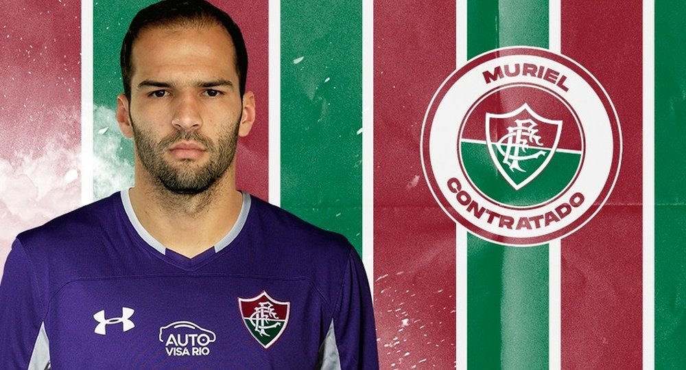 Muriel firma por tres años y medio. Fluminense