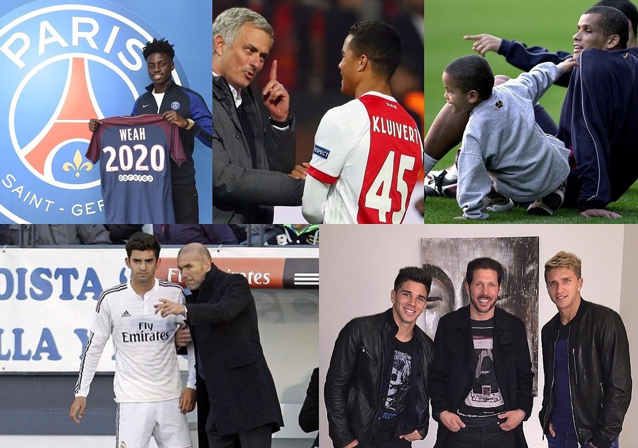 Famous footballing fathers and sons around the world
