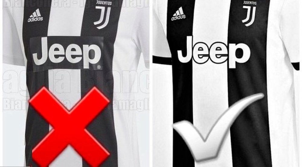 La hinchada no ha quedado satisfecha con la nueva camiseta. Twitter/Juventus_VEN
