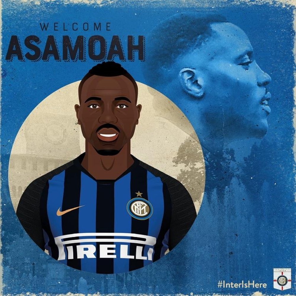 Asamoah ficha hasta 2021. Twitter/Inter