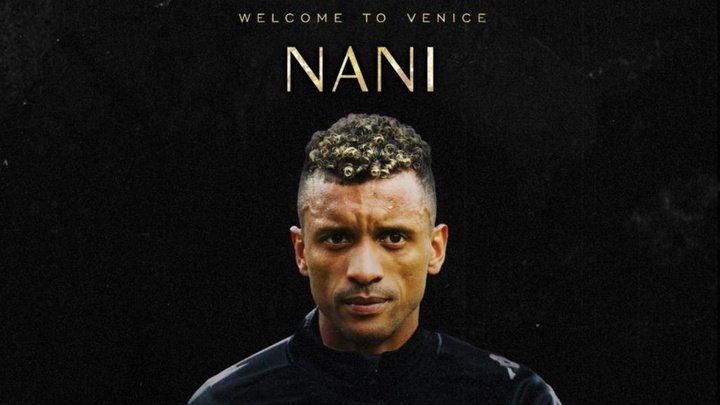 Nani é o mais novo jogador do Venezia