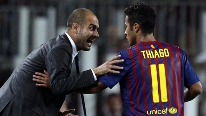 Guardiola 'sacó' a Thiago del Barça: 