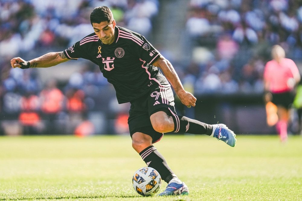 Luis Suarez avec l'Inter de Miami. EFE/ InterMiami