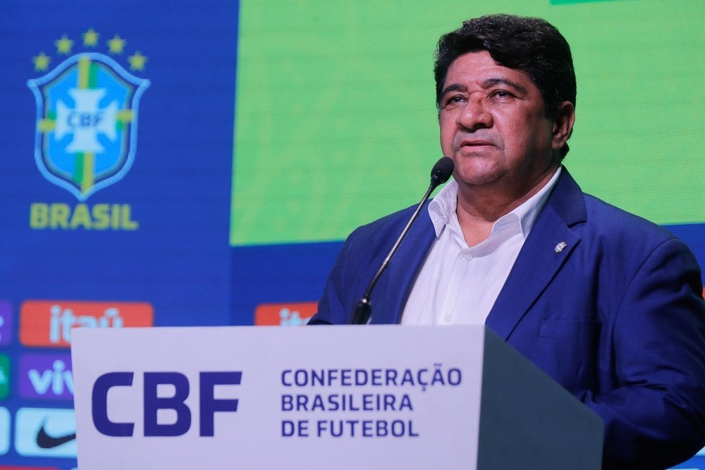 Ednaldo Rodrigues, presidente da CBF, em sua reeleição. EFE