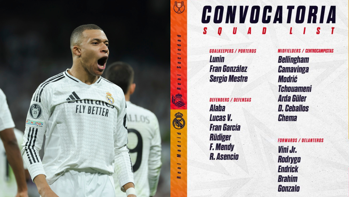Ancelotti rinuncia a Courtois, Valverde e Mbappé