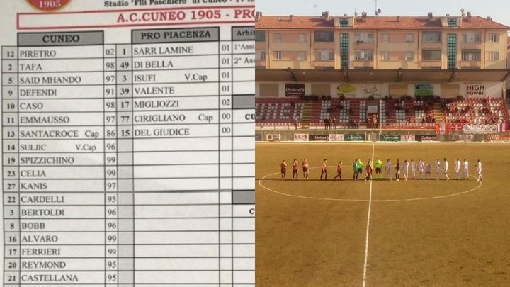 O drama do Pro Piacenza: só 7 jogadores e 16-0 no intervalo