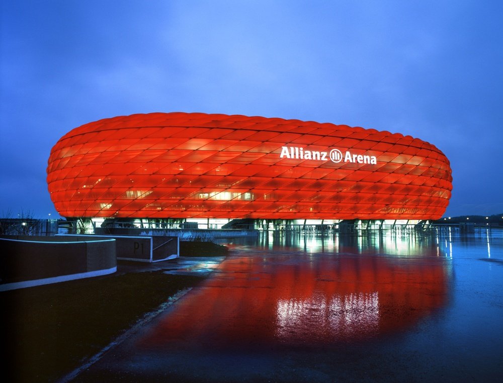 El Allianz Arena se quedó a un 0,03% del lleno completo de media. AllianzArena