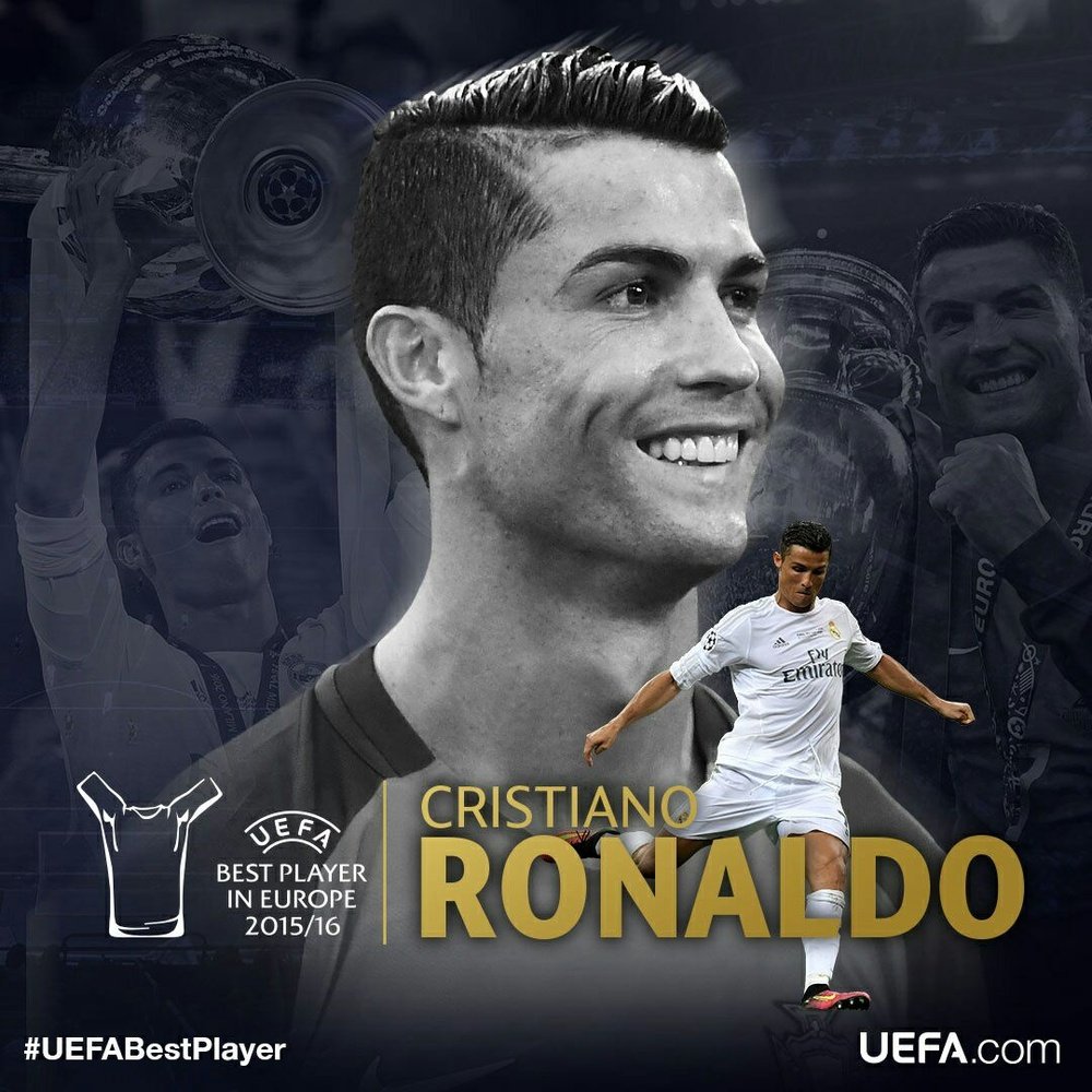 Cristiano Ronaldo levantó tanto la Champions League como la Eurocopa. EFE