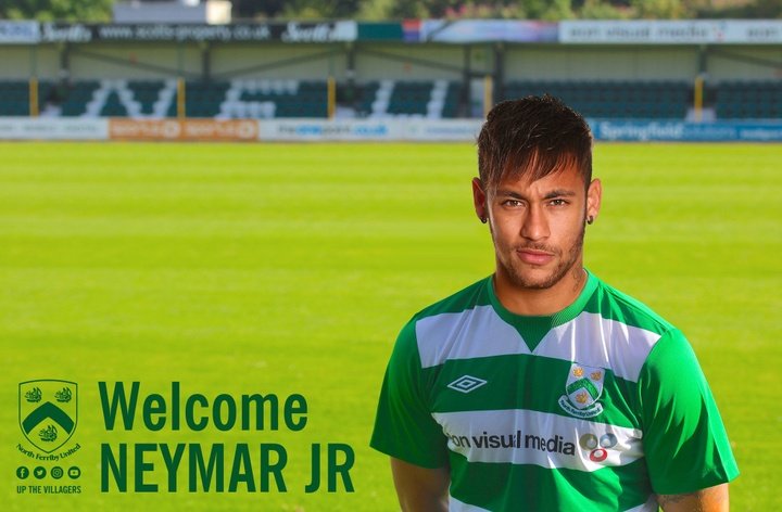 Un club de Sexta División Inglesa anunció el 'fichaje' de Neymar