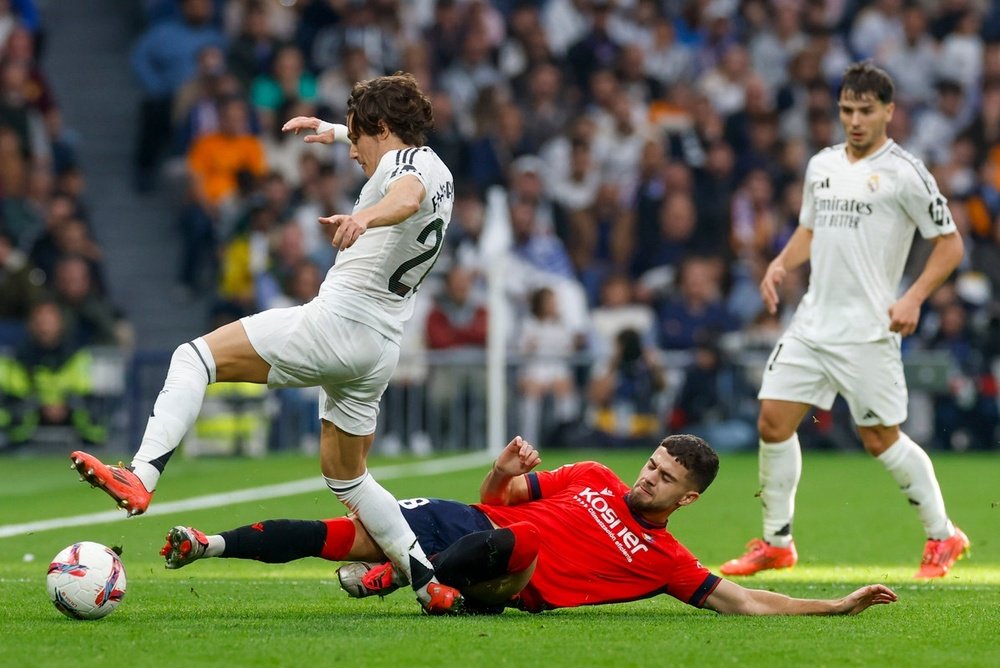 Fran Garcia is a doubt for the match against Leganés. EFE