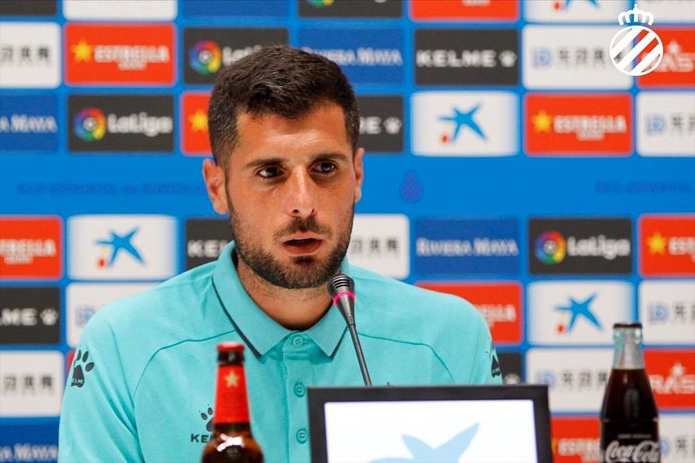 Fran Mérida aún no tiene claro su próximo destino. Twitter/RCDEspanyol
