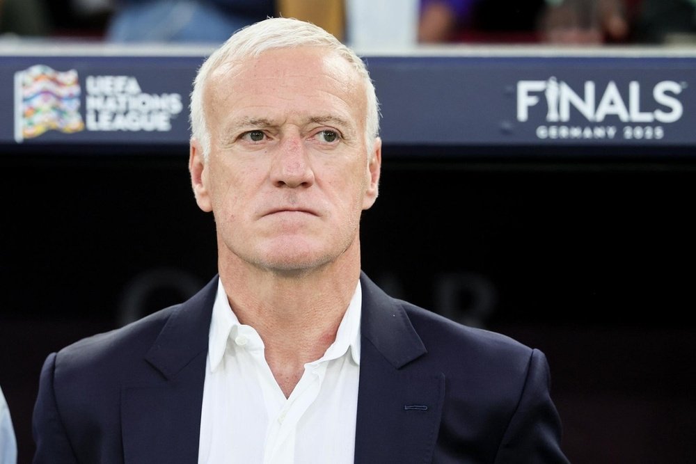 Deschamps, en la previa del partido ante Alemania. EFE/EPA
