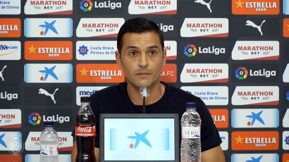Francisco insta a los suyos a ser realistas esta temporada. Captura/YouTube/GironaFC