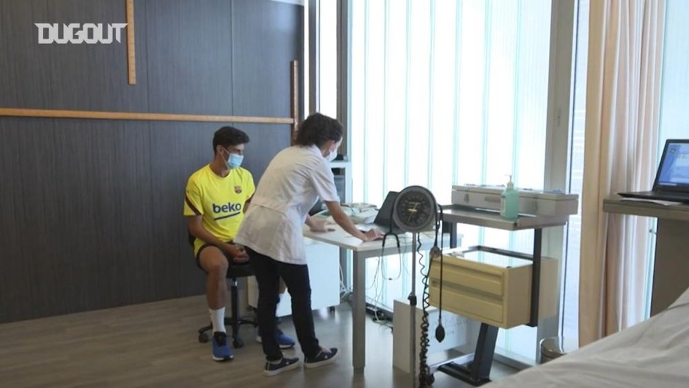 VÍDEO: Pedri y Trincao, listos para su primer entrenamiento en el Barça. DUGOUT