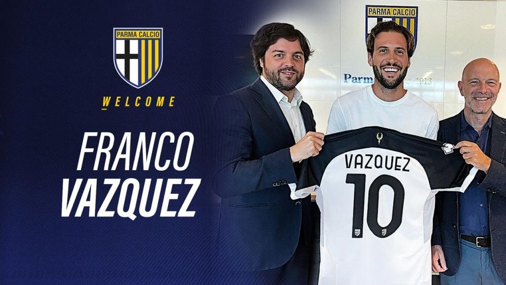 Franco Vázquez ha firmado con el Parma hasta 2023. 1913ParmaCalcio