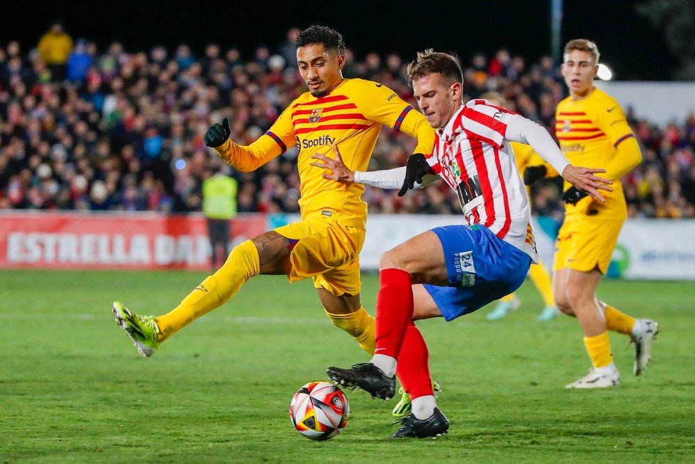 Fourth-tier Barbastro will face Barcelona again in the Copa del Rey last 32. EFE