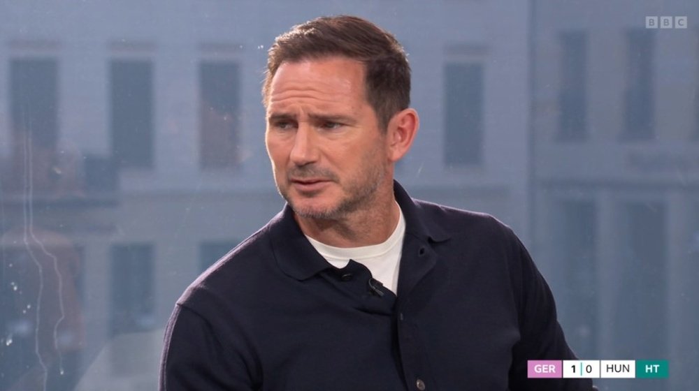 Lineker's words did not sit well with Frank Lampard. Screenshot/BBC