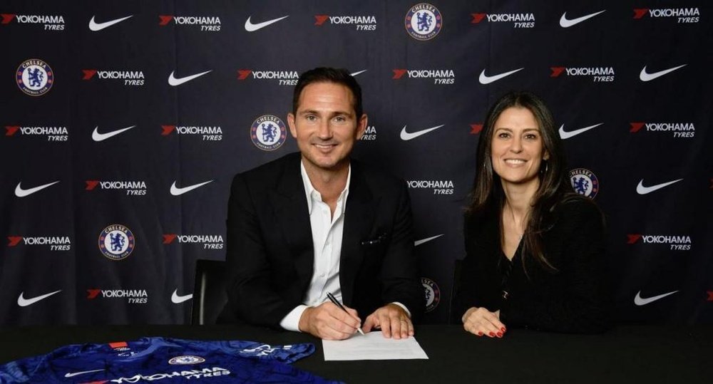 Frank Lampard is Chelsea's new manager. ChelseaFC