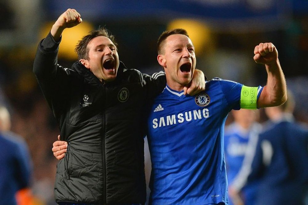 Bayern and Chelsea legends will clash at Stamford Bridge on Saturday. AFP