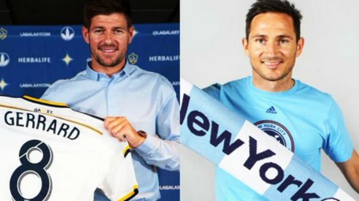 Frank Lampard y Steven Gerrard, nuevos fichajes de la MLS.