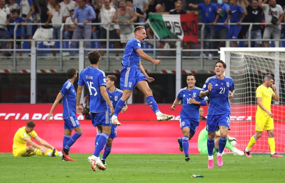 Italia-Ucraina è terminata 2-1. EFE