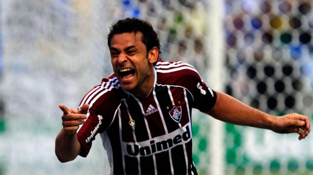 Cada vez mais perto de retorno, Fred se declara ao Fluminense. Twitter @FluminenseFC