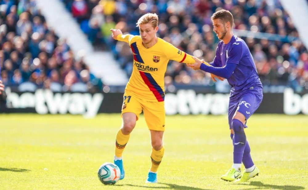 Rubén Pérez se hizo centenario ante el Barça. FCBarcelona