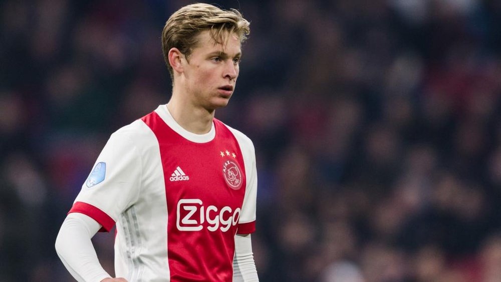 Frenkie De Jong, durante un partido del Ajax. Ajax