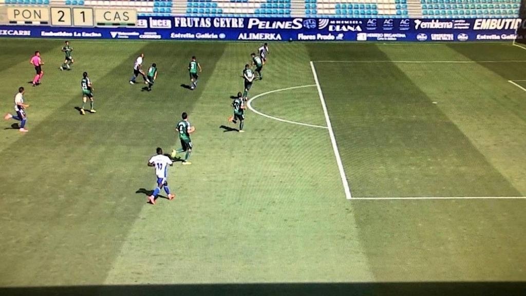 El gol de Doncel fue anulado. Captura/MovistarLaLiga