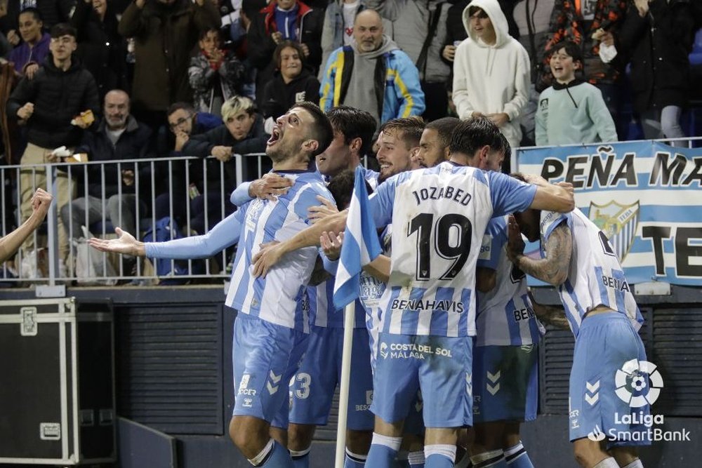El Málaga ganó en su último partido liguero de la temporada. LaLiga